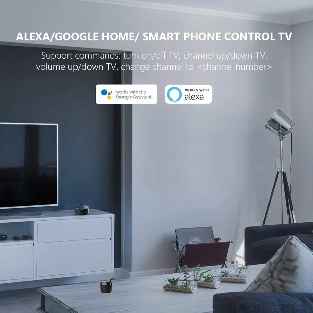 Broadlink RM4 mini Smart Infrared Home Remote control controllo vocale Aleax compatibile con Google home & Alexa Smart Home HUB