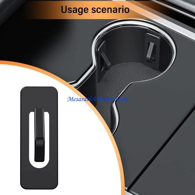 A70F 3/6Pcs Car Cup Holder Adhesive Fixing Clip Auto Bottle Slot Slip Limiter Cup Holder Position Limiter Car Accessory