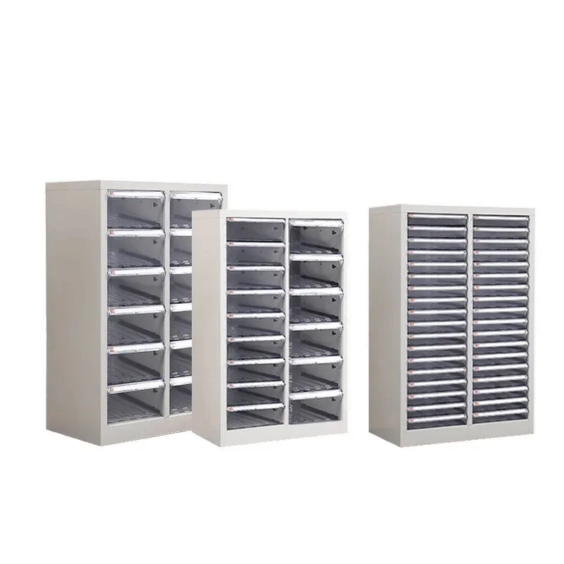 

Multi-layer thickened A4 file cabinet, drawer type nail salon, transparent storage cabinet