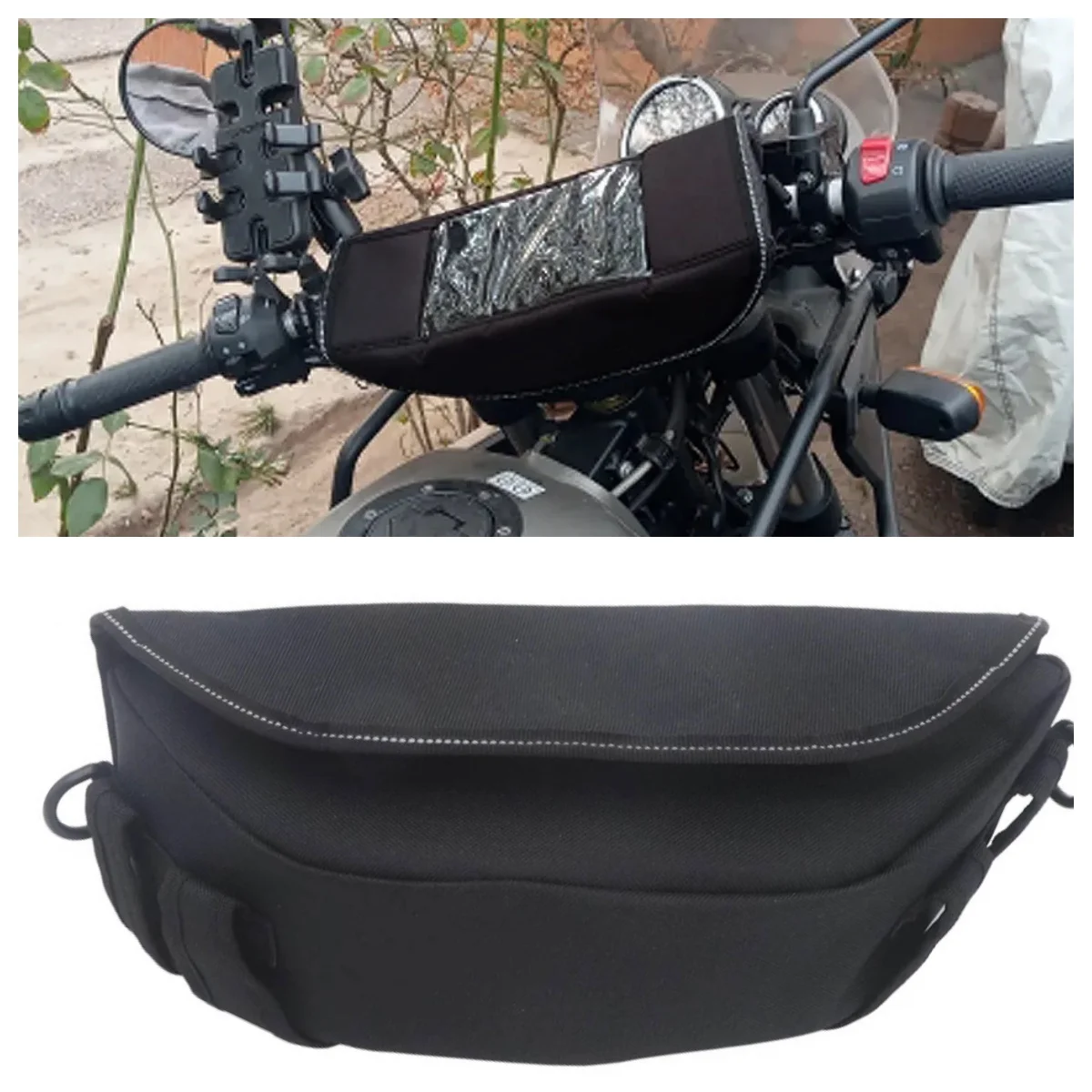 

Для BMW, Honda, Kawasaki, Suzuki, Ducati, Yamaha и т. д., сумка на руль мотоцикла, водонепроницаемые сумки для хранения телефонов