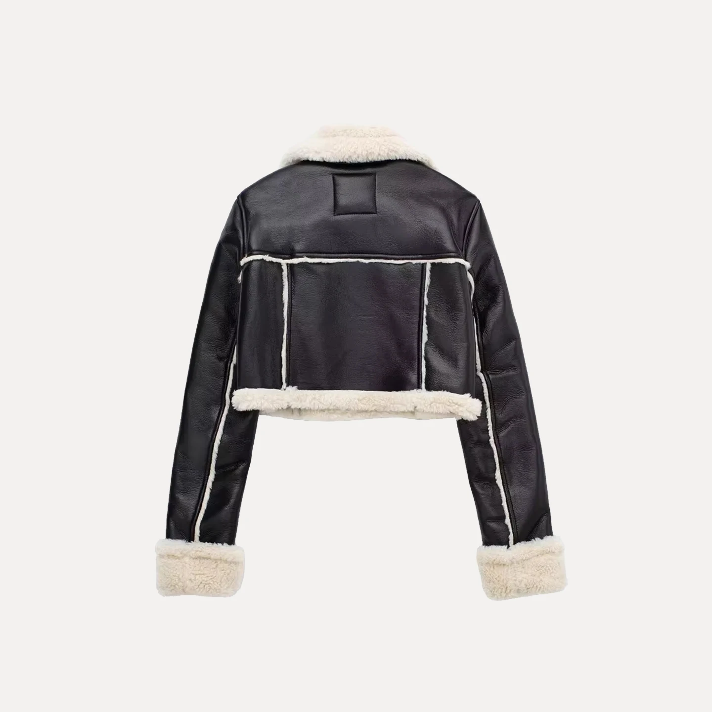 Z المرأة Faion ort Jaet 2025 ربيع طويل Sve متعدد الألوان ملابس خارجية الوقوف صالح السيدات سستة إغلاق معطف #4