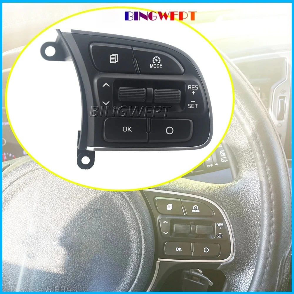 

With Backlight RIGHT Cruise Control Steering Wheel Switch Auto Spare Parts FOR Kia Sportage QL 2016 2017 2018 2019 96720-D9010