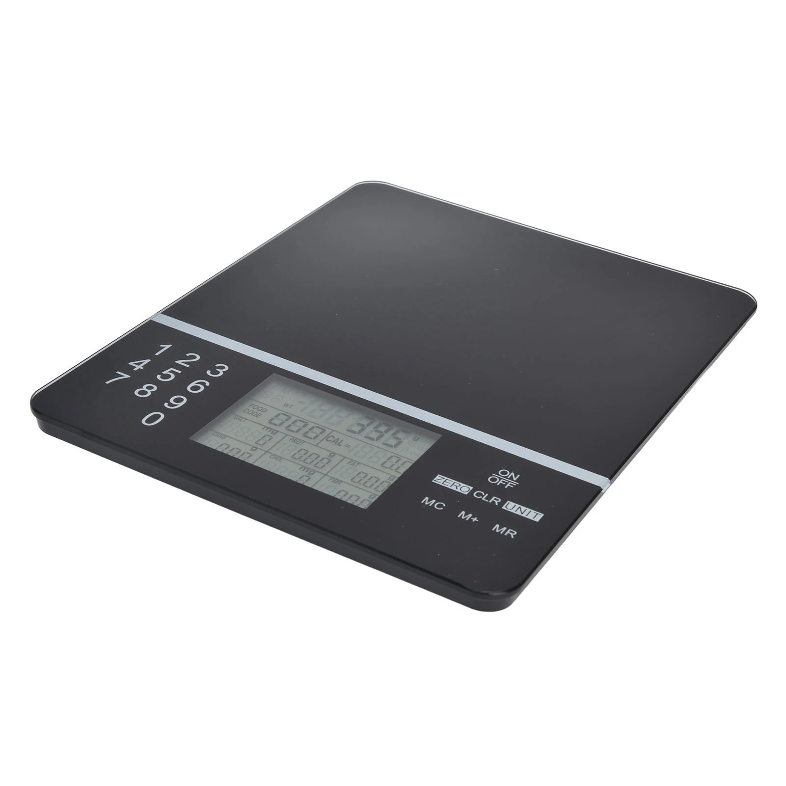 Escala De Cozinha De Alta Precisão com Display LCD, Cálculo De Nutrientes, Vidro Temperado, Fácil de Limpar, Cozimento De Cozinha