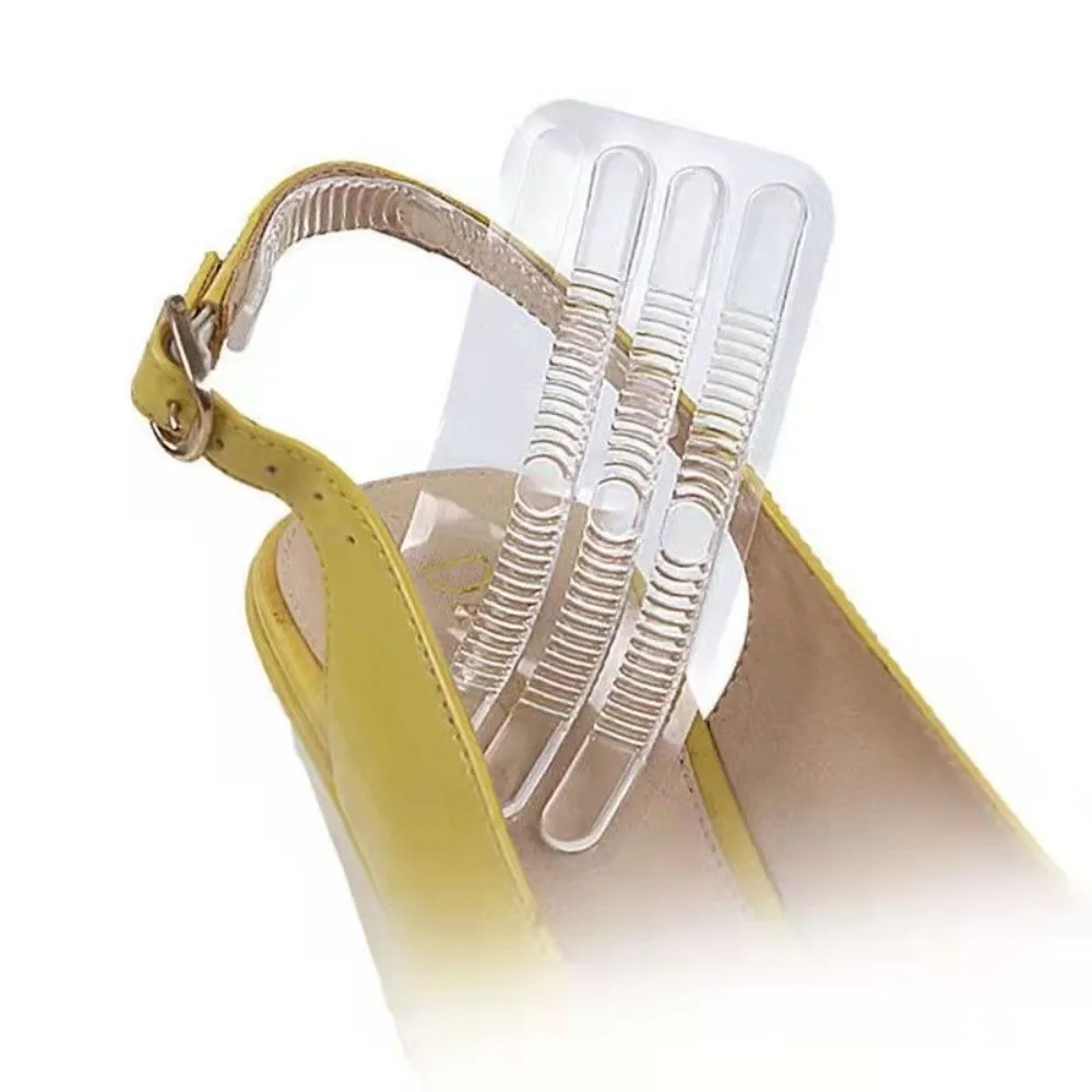 Geschenke Transparente Silikon-Fersenaufkleber Anti-Verschleiß Anti-Reibung Dünne Streifen Fersenstreifen Weiche lässige Sandalenaufkleber