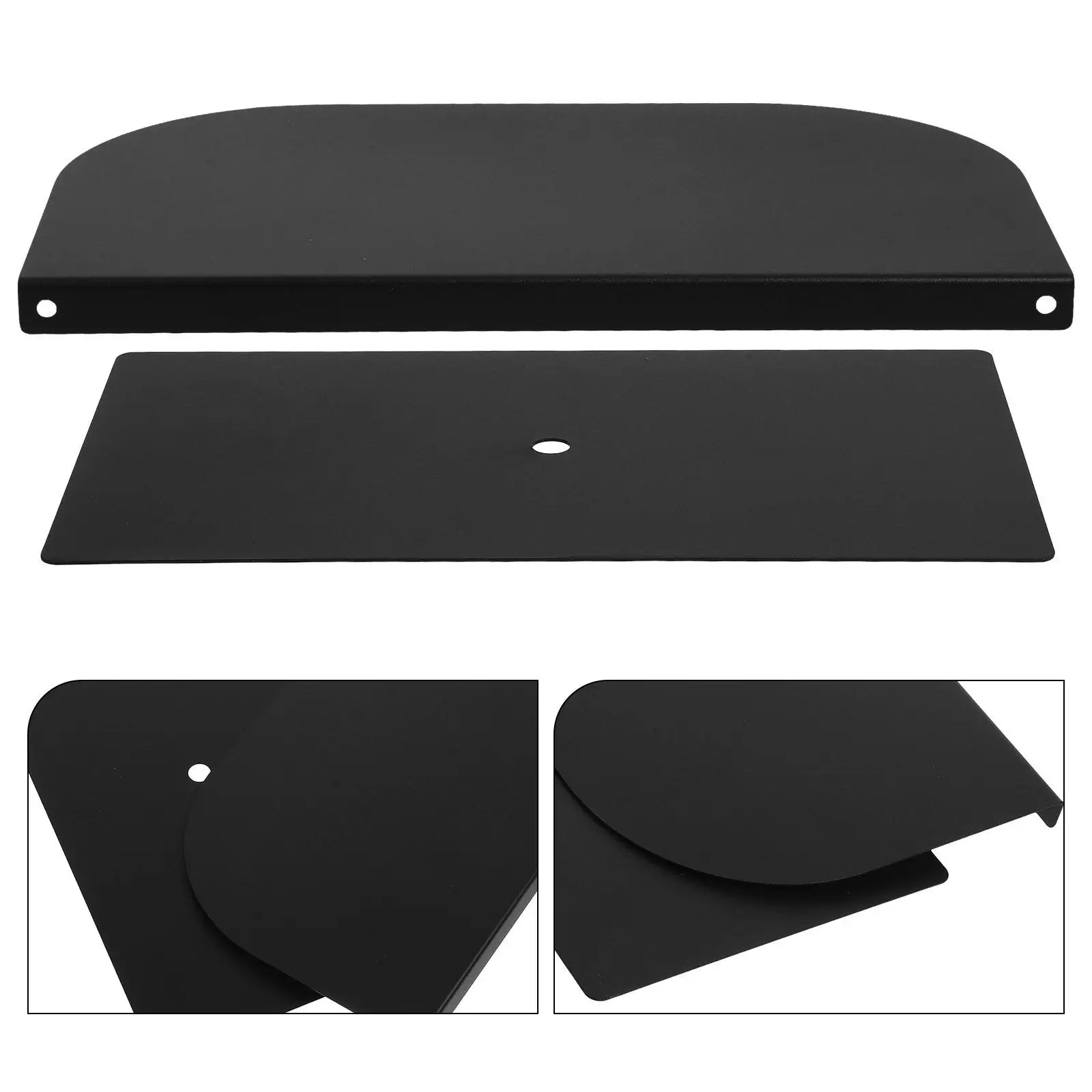 1Set Steel Monitor Mount Reinforcement Plate Heavy Duty Desktop Fixing Bracket for Wobble Free Gaming Work Setup Stable Table