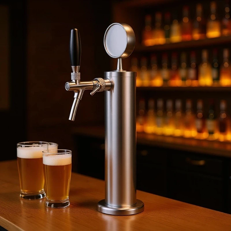 Stainless steel beer tower, restaurant and bar draft beer machine