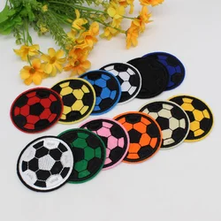 12pcs/lot football Embroidered Patches for Iron on football Patches Clothes Jeans Stickers Badges Patches Pineapple football