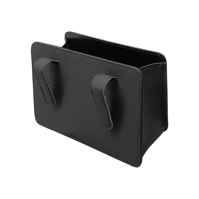 1 Pc Car Trash Can Car Door Storage Box Foldable Seat Back Hanging Storage Bag Storage Box Car Interior Products Accessories view 4