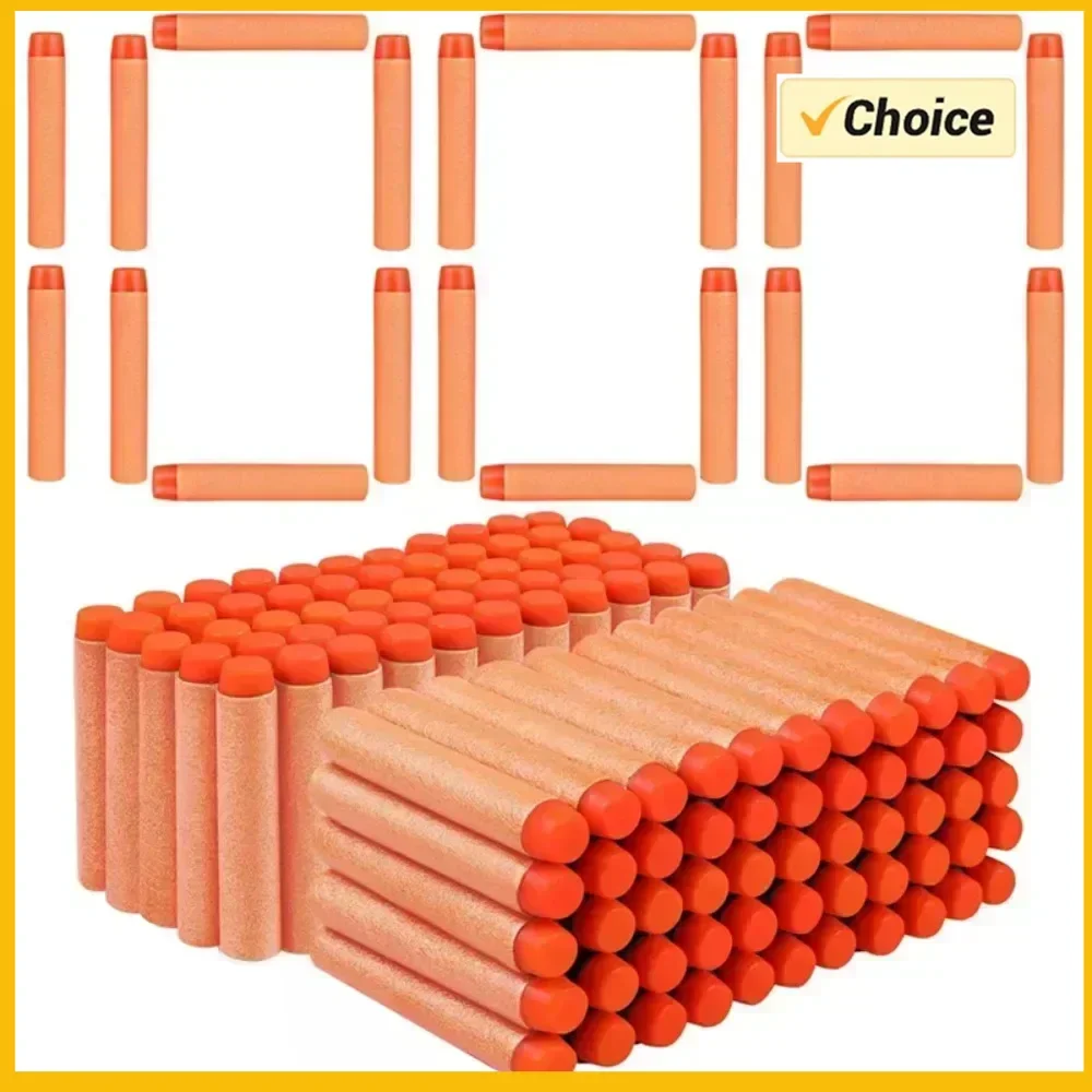 H1000-50pcs البرتقال الصلبة جولة رئيس الرصاص 7.2 سنتيمتر للعب بندقية سلسلة الناسفون عبوة السهام الاطفال مسدس لعبة الملحقات