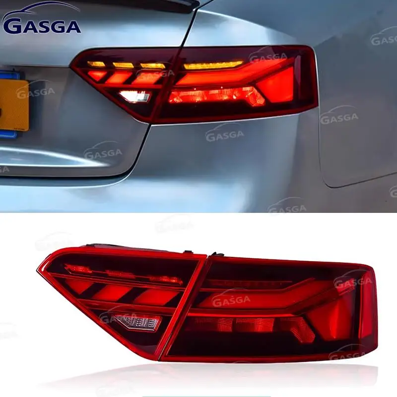 Car Led Tail Lights Assembly For Audi A5 2013-2015 Taillights Accessories Rear Led Brake Turn Signal Light Tail Lamp