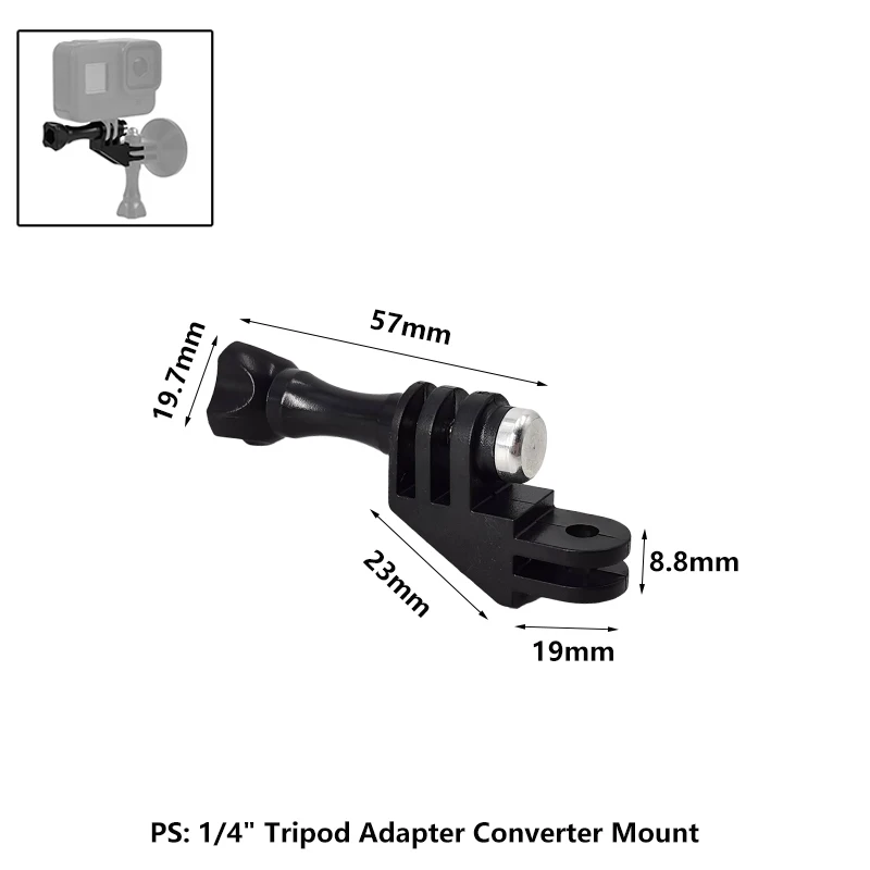 Tactical Helmet Adapter Stand 20mm Picatinny Rail Mount Adapter for Gopro Sport Camera Hunting Airsoft Accessories