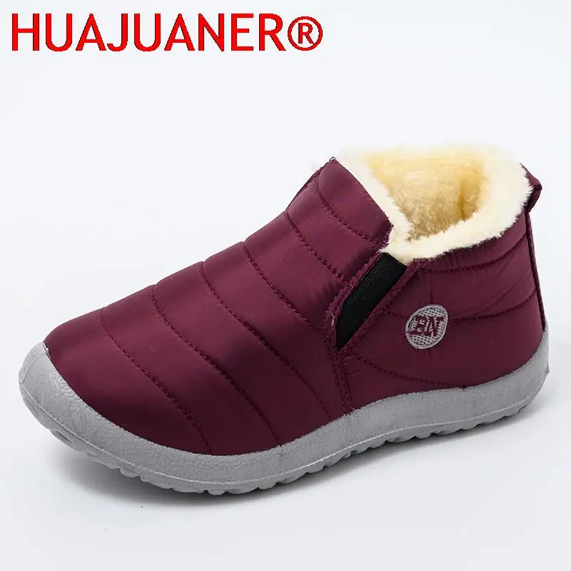 Women Boots 2025 Winter Boots Round Toe Winter Shoes Woman Keep Warm Snow Botas De Mujer Lightweight Ankle Boots Winter Sneakers