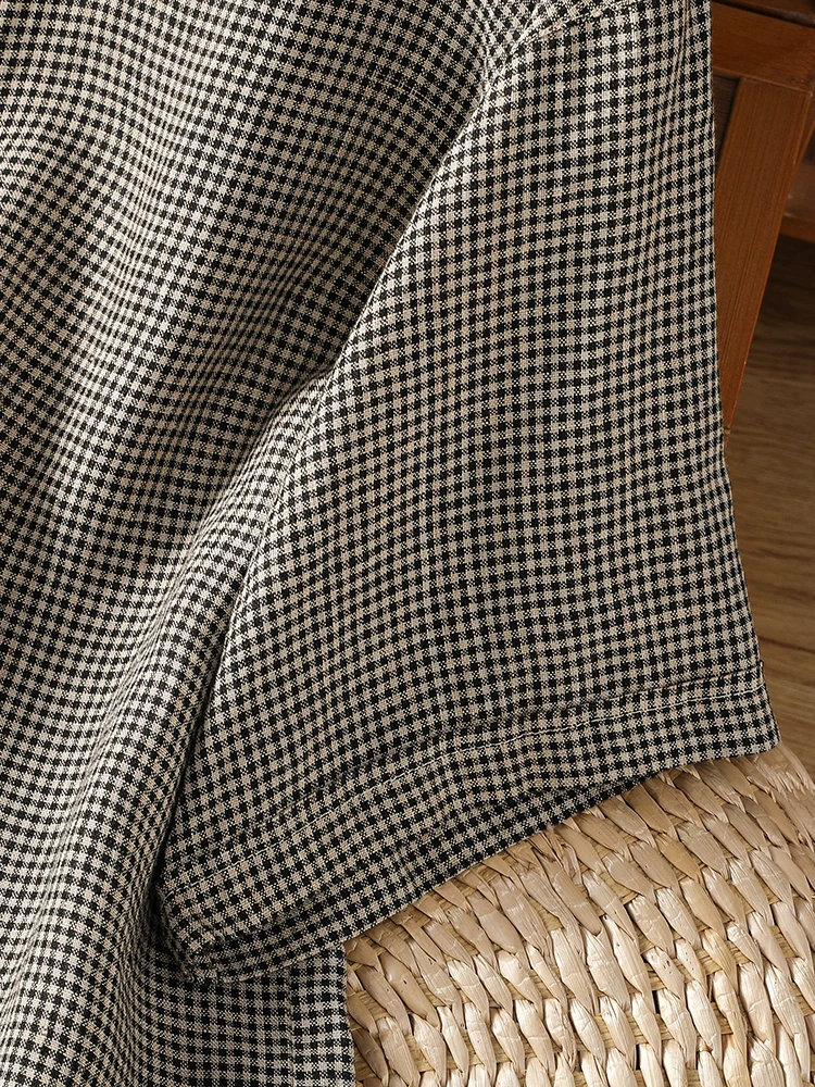 Retro Chinese Style Plaid Cott - Summer Clothing Elegant review and price