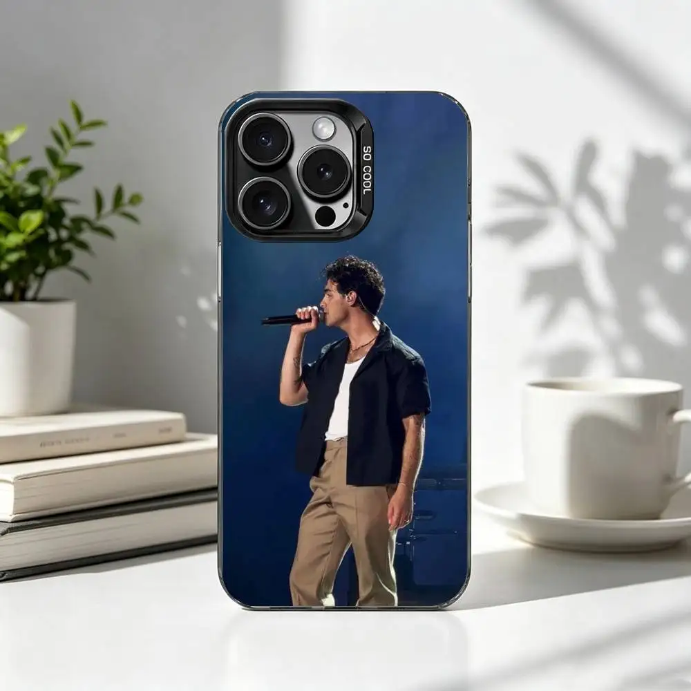 Singer J-Joe Jonas DNCE gift Phone Case For iPhone 18,17,16,15,14,13,12,11 Plus,Pro Max,XS,Colorful Silver Black Cover