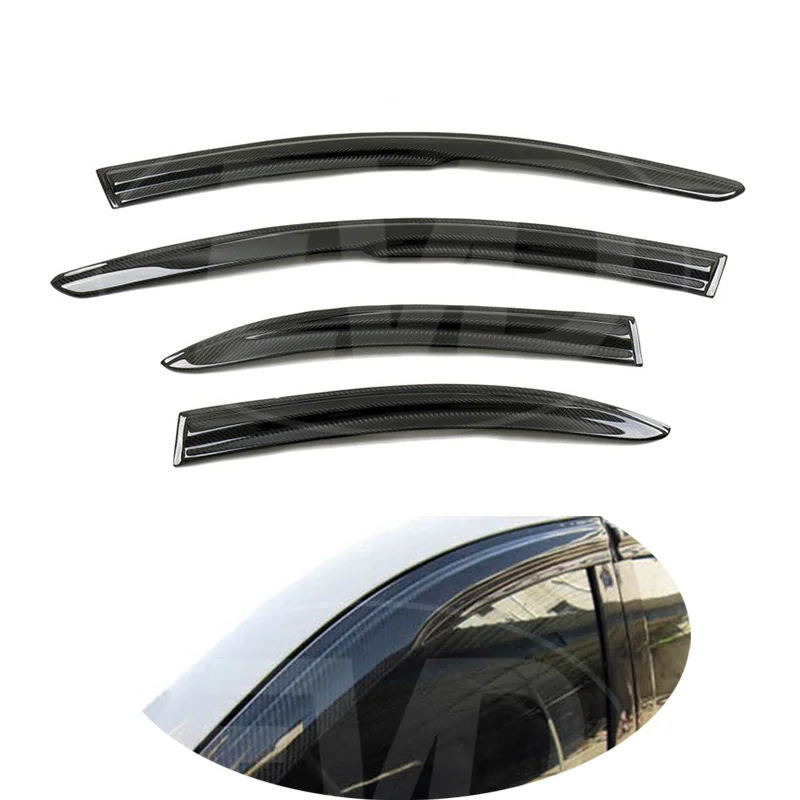 

FOR MITSUBISHI LANCER EX 2008-2015 BODY KITS Carbon Fiber Window Visor Sun