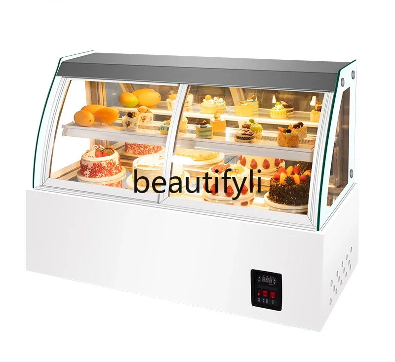 

Commercial display cabinet Air-cooled refrigerator Fresh-keeping small freezer