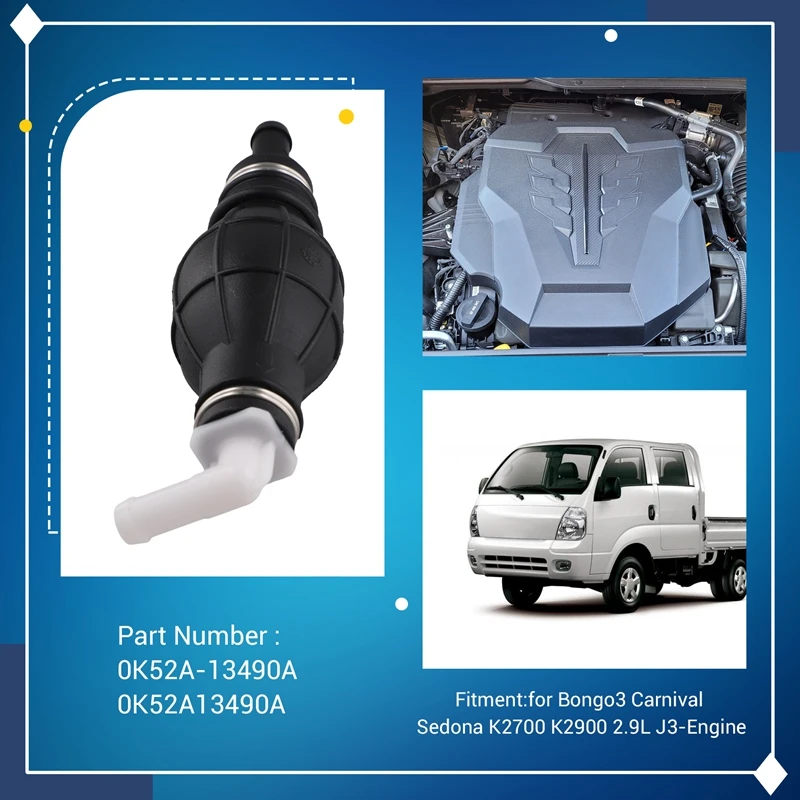 Diesel Tanks Manual Oil Absorber For KIA Bongo3 Carnival Sedona K2700 K2900 2.9L J3-Engine 0K52A-13490A 0K52A13490A