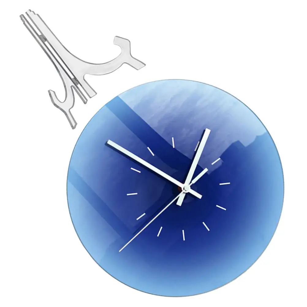 

Acrylic Wall Round Decorative Hanging Clock Home Bedroom Office Wall Clock For Living Space Enhancement Precise