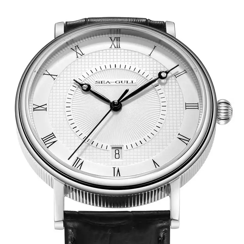 Seagull-Reloj de pulsera mecánico automático para hombre, cronógrafo de zafiro, resistente al agua, estilo pareja, negocios, a la moda, 819.11.6022