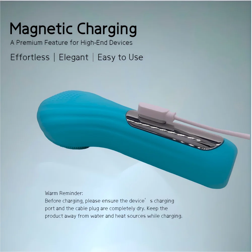 Detergente per il viso elettrico domestico Spazzola per il viso in silicone a 6 velocità Pulizia profonda Rimozione del trucco Strumento per la riduzione dei punti neri