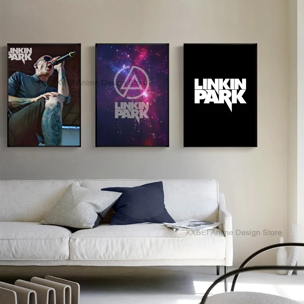 1PC Band L-Linkin Cool P-Park Poster High Quality Poster Paper Waterproof Home Living Room Bar Wall Decoration