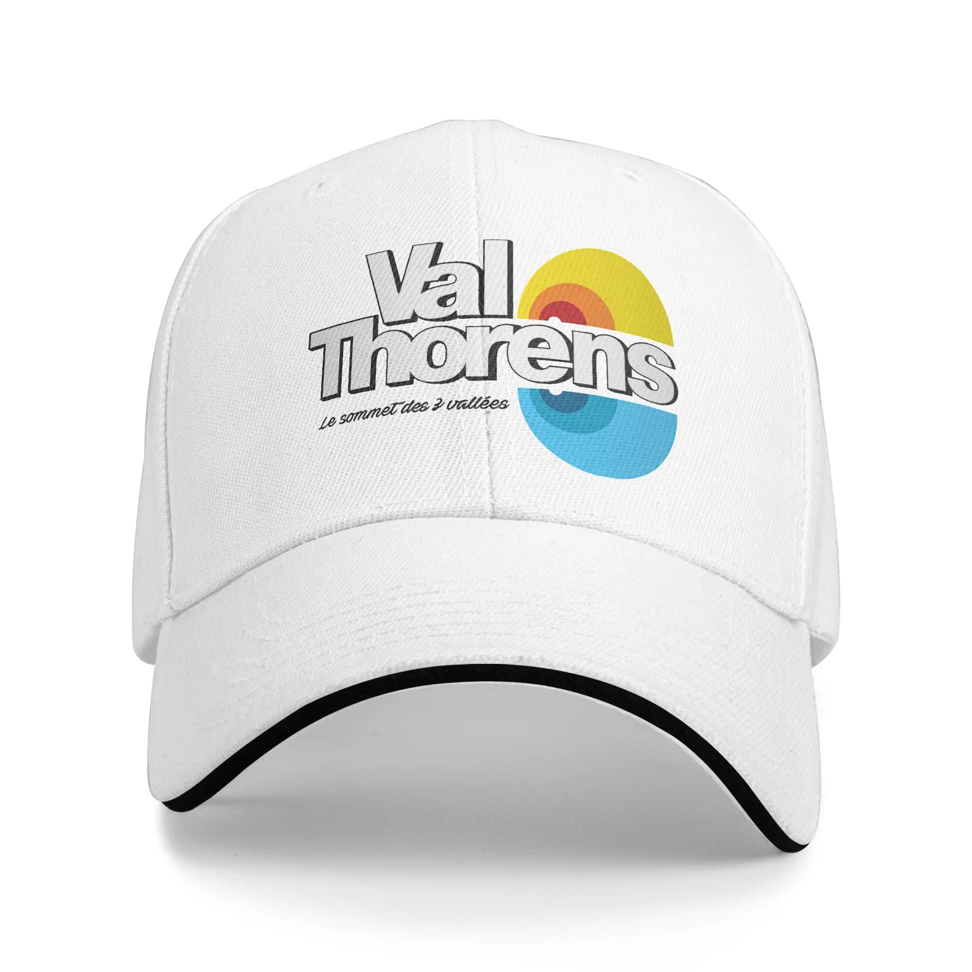 Hot Sale Vintage Val Thorens ski resort logo Baseball Cap  Windproof Men's Hats  Fitness Activity Men's Hats