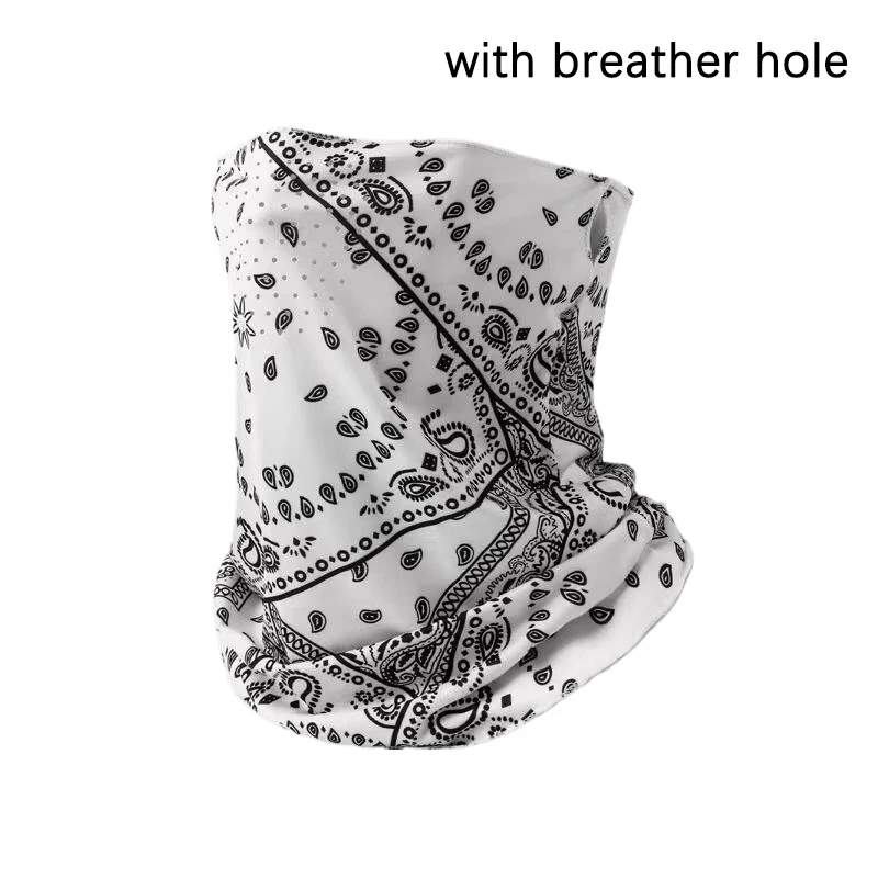 Fashion Breathable Sunscreen Mask For Men Women Summer Face Neck UV Protection Ear Scarf Outdoor Sports Cycling Bandana Scarfs