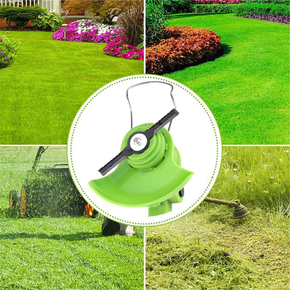 L33A_Grass Trimmer Replacement Blade Cordless Lawn Edger Brush Cutter Blade Heads Accessories for Cordless Stringless Trimmer