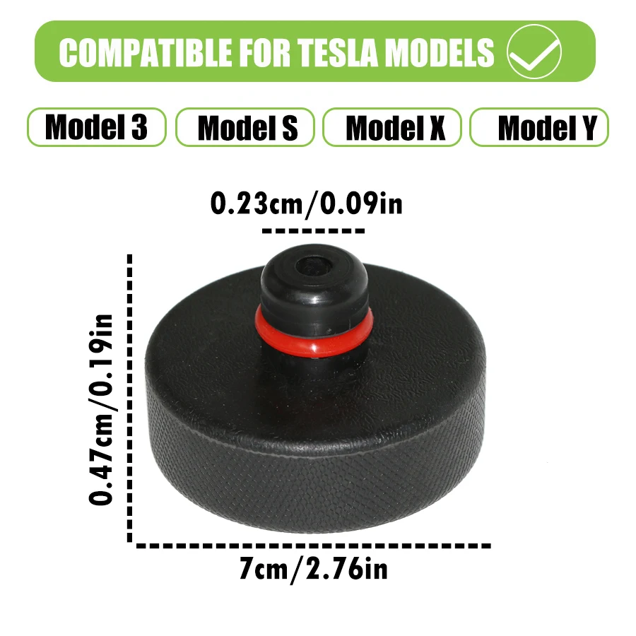 Per Tesla Rubber Lifting Jack Pad Adapter Tool per Tesla Model 3/Y/S/X 2017-2024 accessori strumento di riparazione pneumatici sollevamento Jack Pad