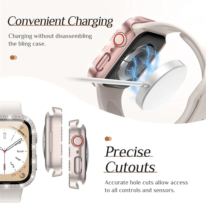 PC Hard Bumper Screen Protector for Apple Watch 10 9 8 45mm 44mm 42mm 46mm 40mm Full Case Cover for IWatch Ultra 7 SE 6 5 4 3 2 image 6