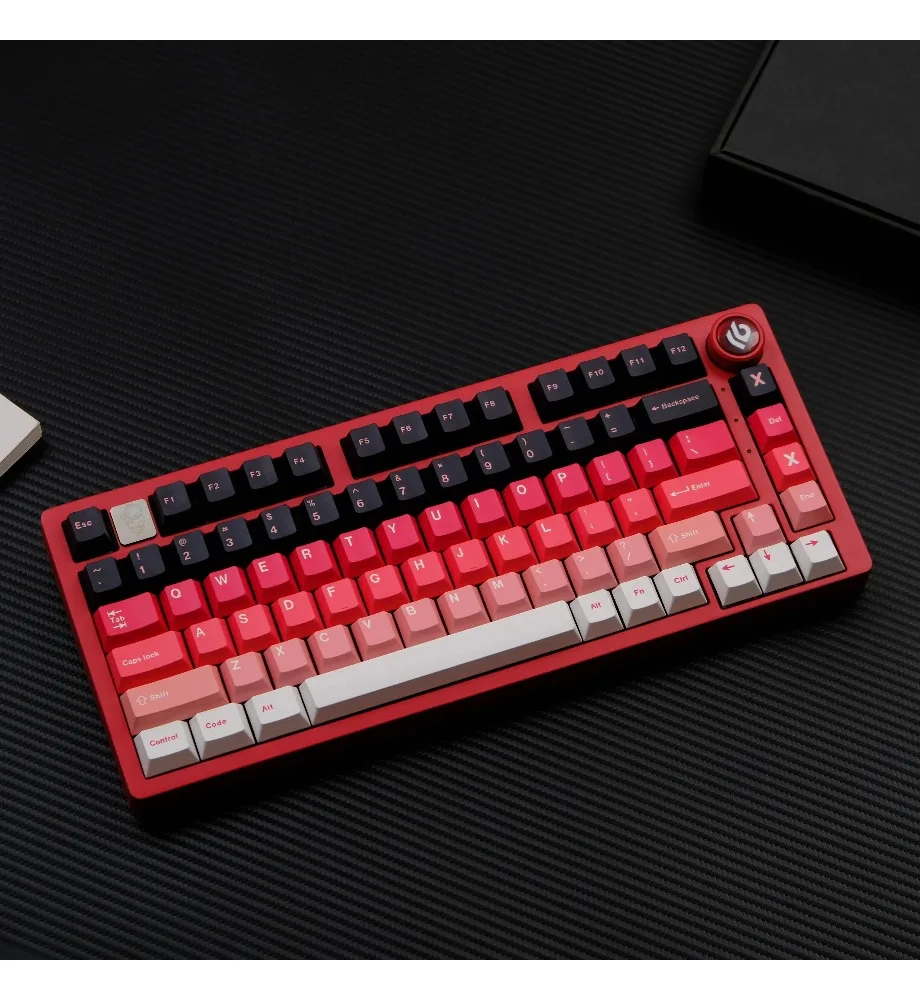 Keycap personality sublimation process adaptation mechanical keyboard gradual change keycap 147 keys PBT material