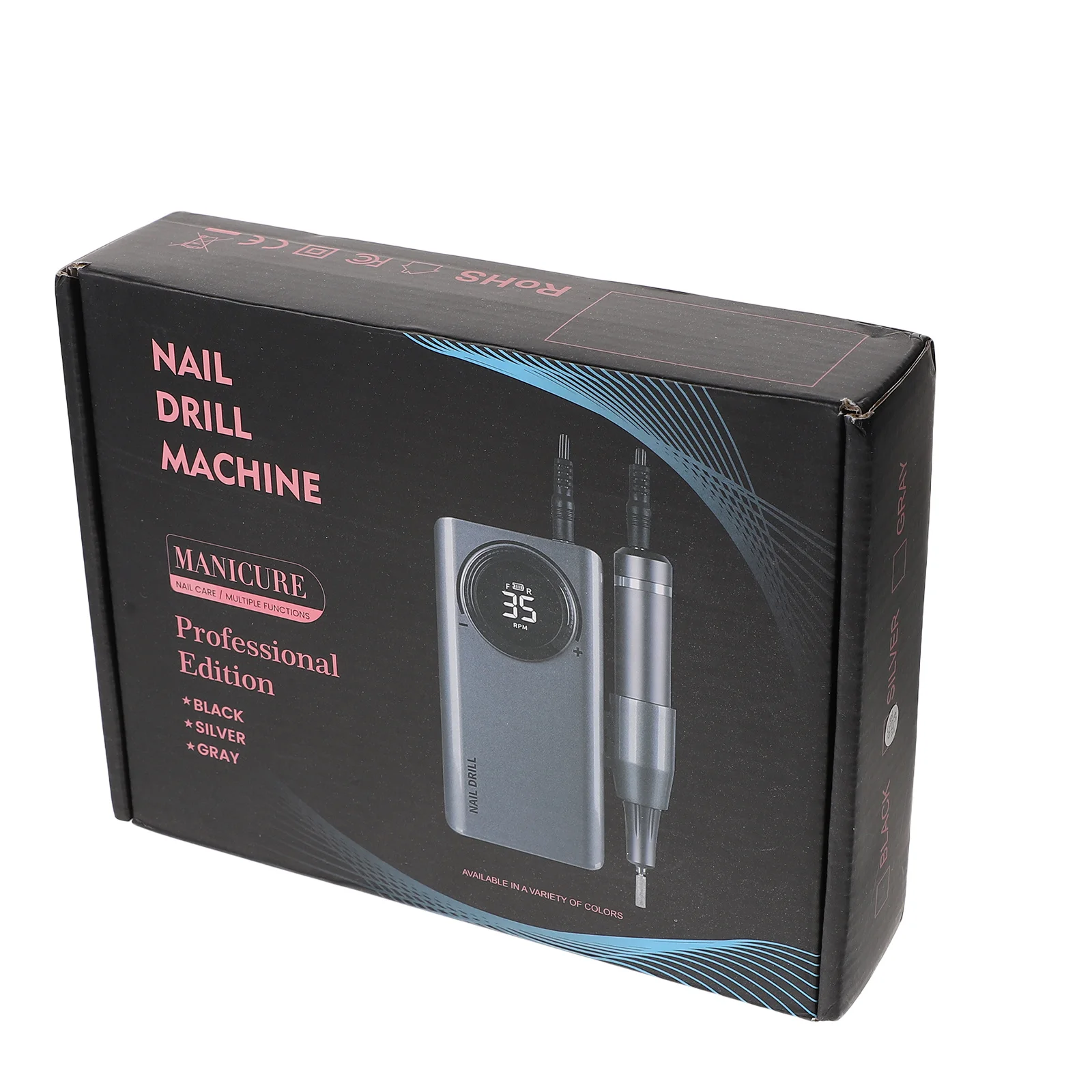 

Electric Nail Drill Pen Rechargeable Portable Manicure Grinder For Nail Polishing Filing Art Supplies Grinding Tool