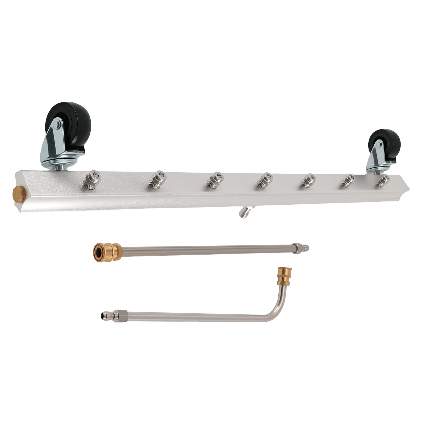 Pressure Washer Extension Wand with 90° Angle & 7 Nozzles Water Broom 4000PSI