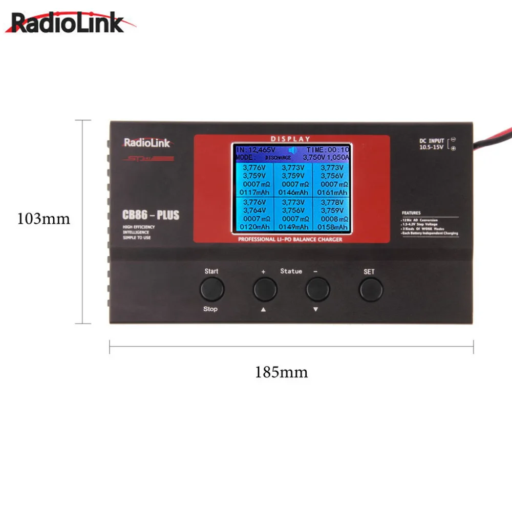 Radiolink CB86Plus high-power  multi-functional  high-precision 2-6S balanced charger