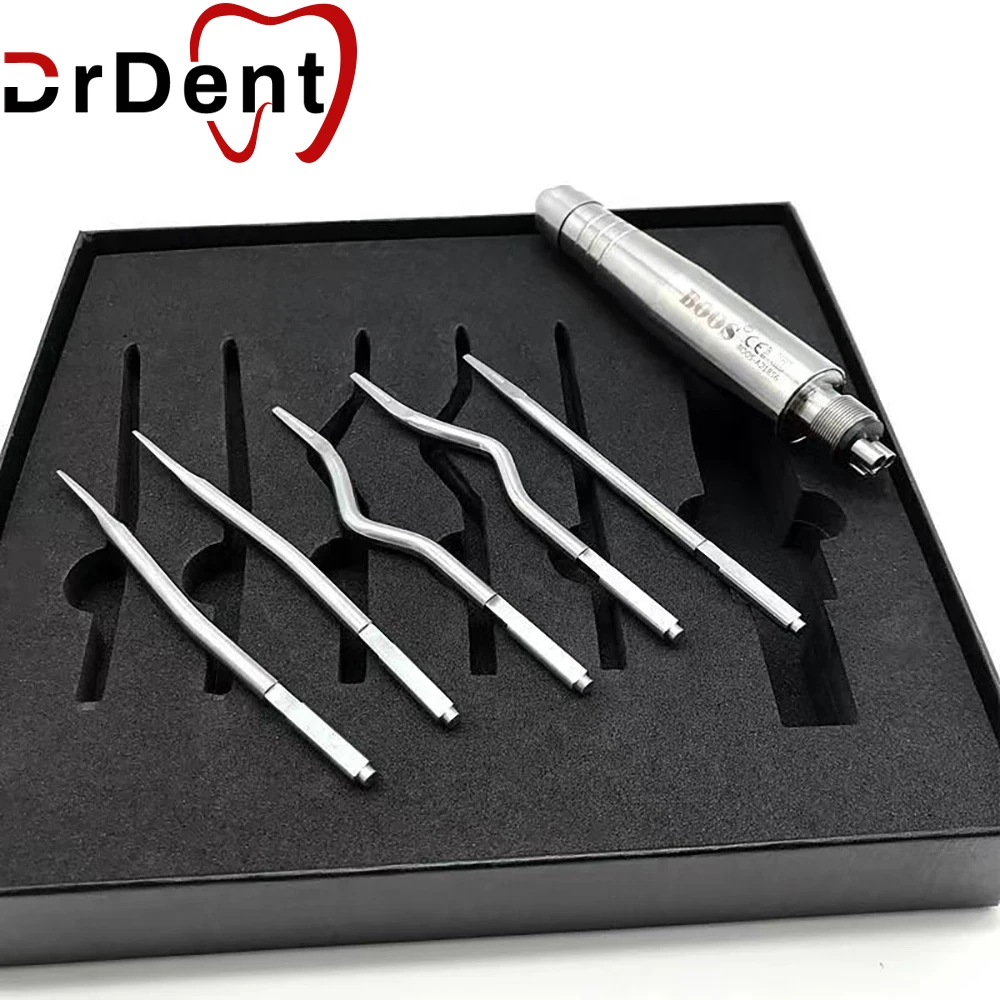 

Tooth Extraction Tool Kit Pneumatic Dental Elevator Forceps Stright Curved Root Elevator for Tooth Extraction