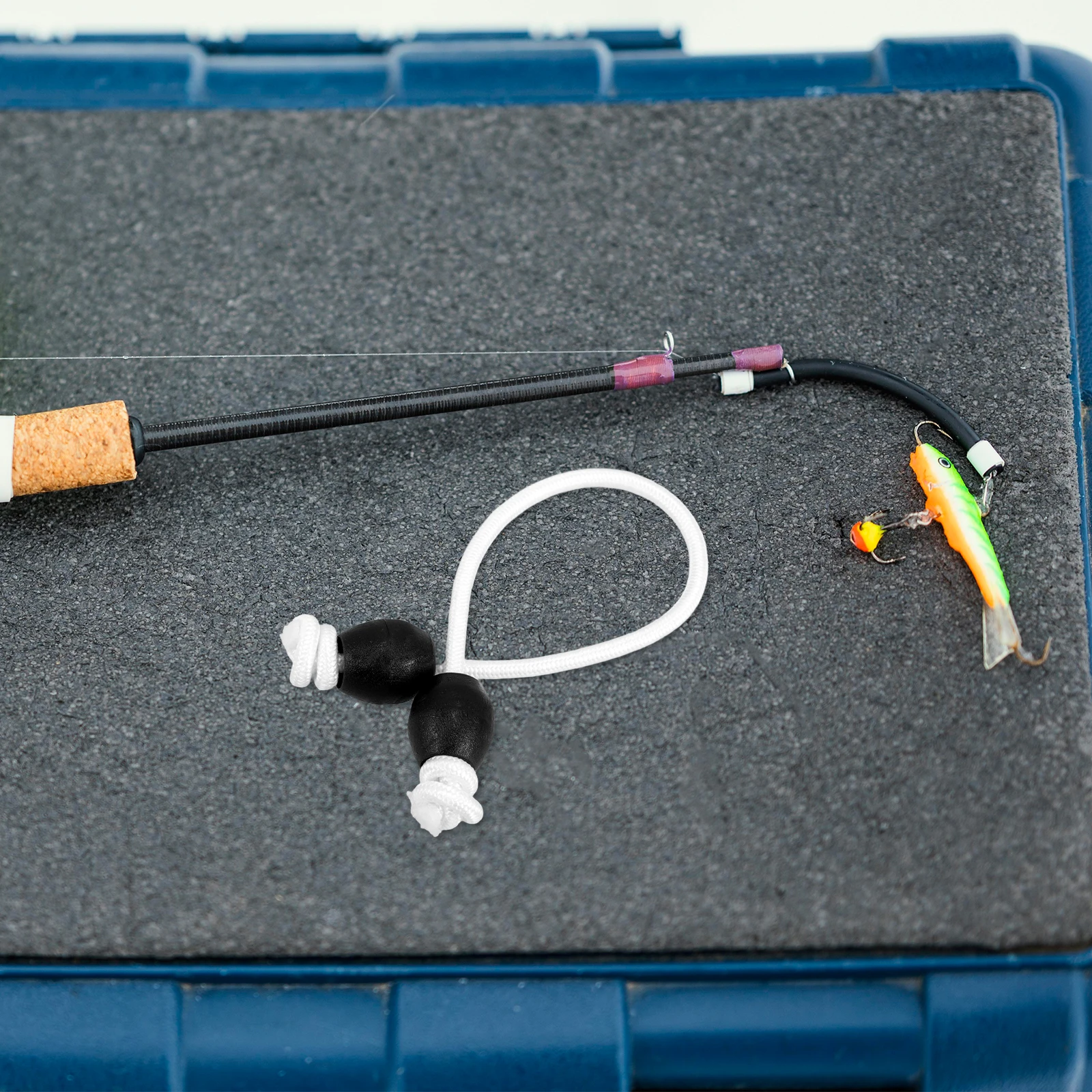 Lança de peixe faixa de borracha laço cabo rolha bola alça de ligação ajustável para varas de pesca acessórios tubulação de pesca submarina mangueira corda