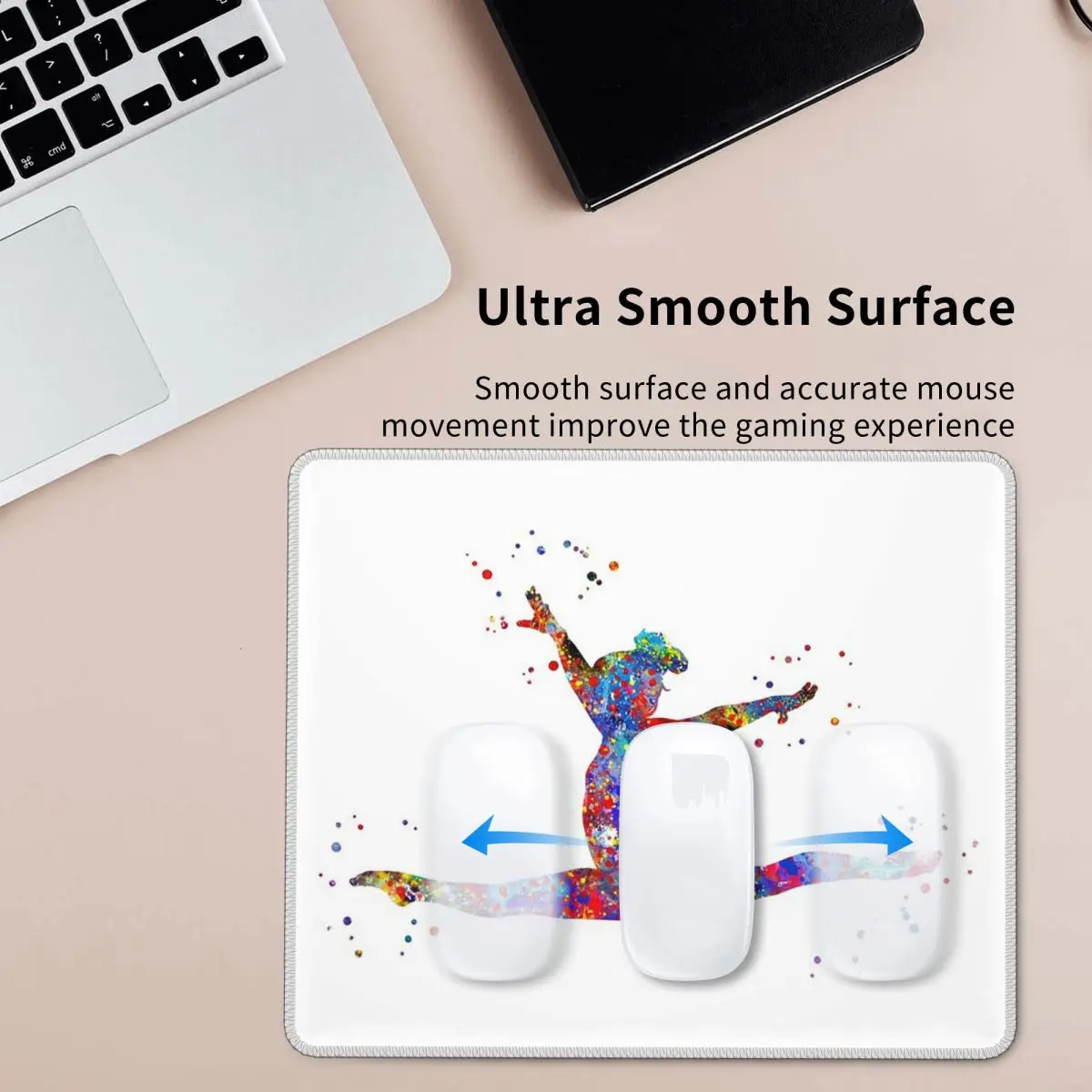 

Гимнастическая девушка, акварельный гимнастический коврик для мыши, компьютерная клавиатура, коврик для мыши, игровой коврик для ноутбука, офисные коврики для стола