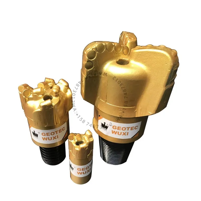 matrix Body Steel Body 5/6 Blades wings PDC Non-coring Bit Hydraulic Rock Drill