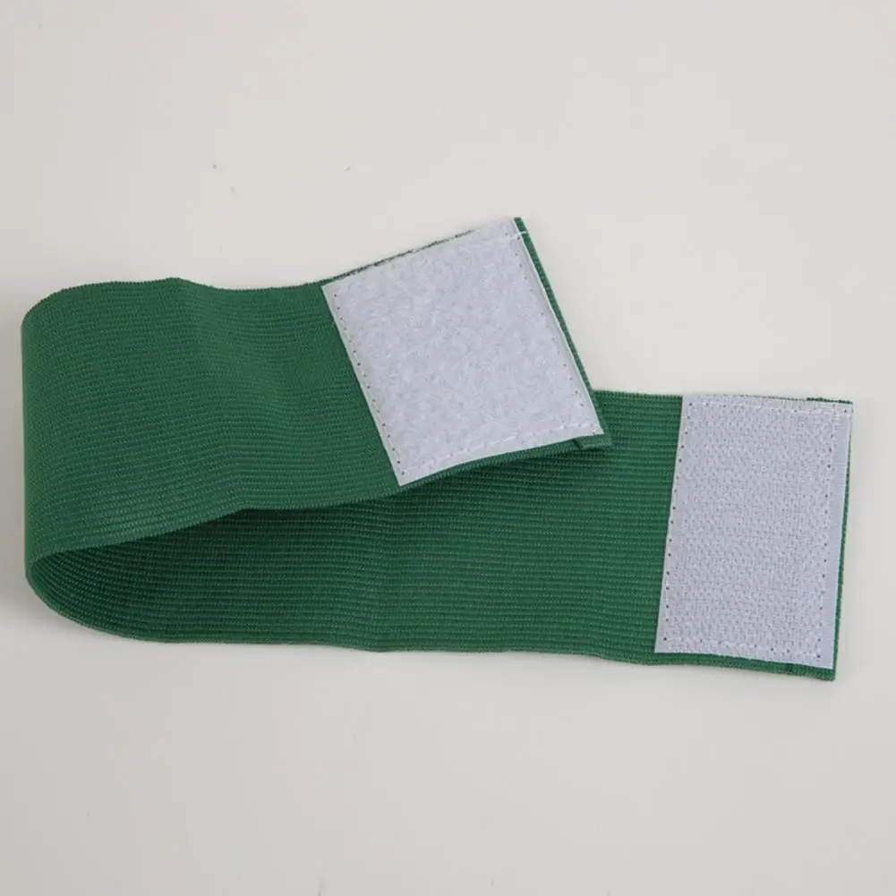 Elastic Captain Armbands 6pcs Elastic Soccer Captain Armbands Set Adjustable Fastener Tape Bands Wear-resistant Football