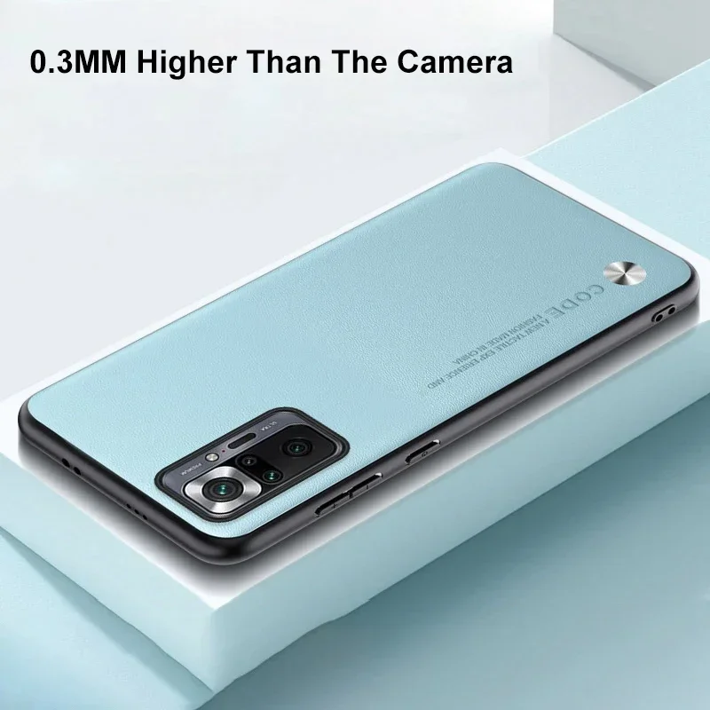 For Xiaomi Redmi Note 10 Pro Чехол для Back Cover Silicone Protection Phone Case For Redmi Note 10S 10 4G 10T 5G Leather Case