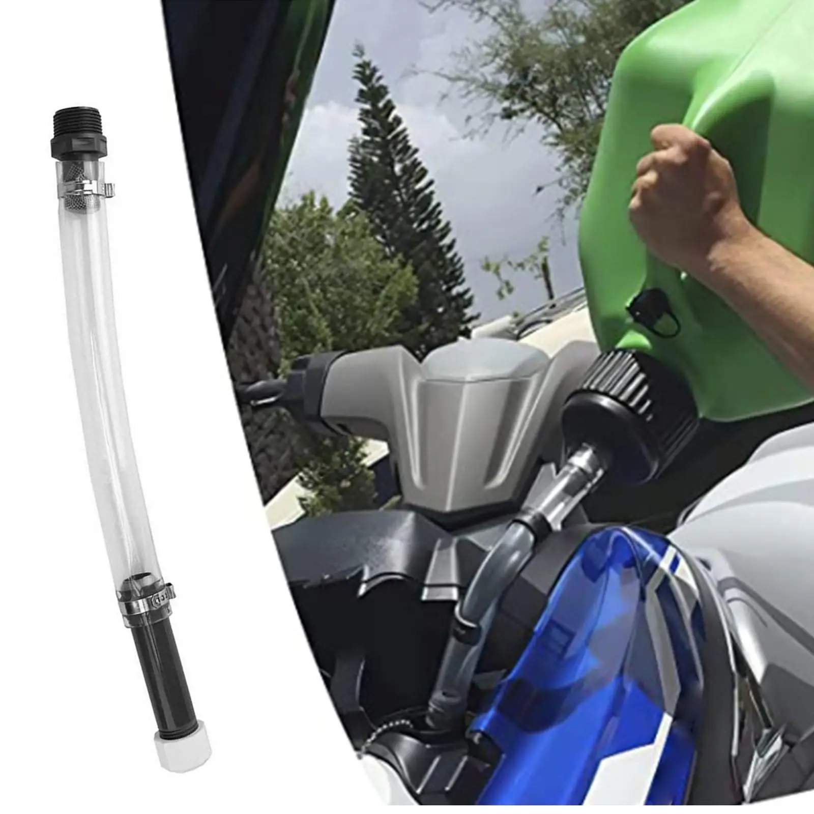 

s Filler Hose Premium Rubber Hose Pipe Transparent Line Assembly for