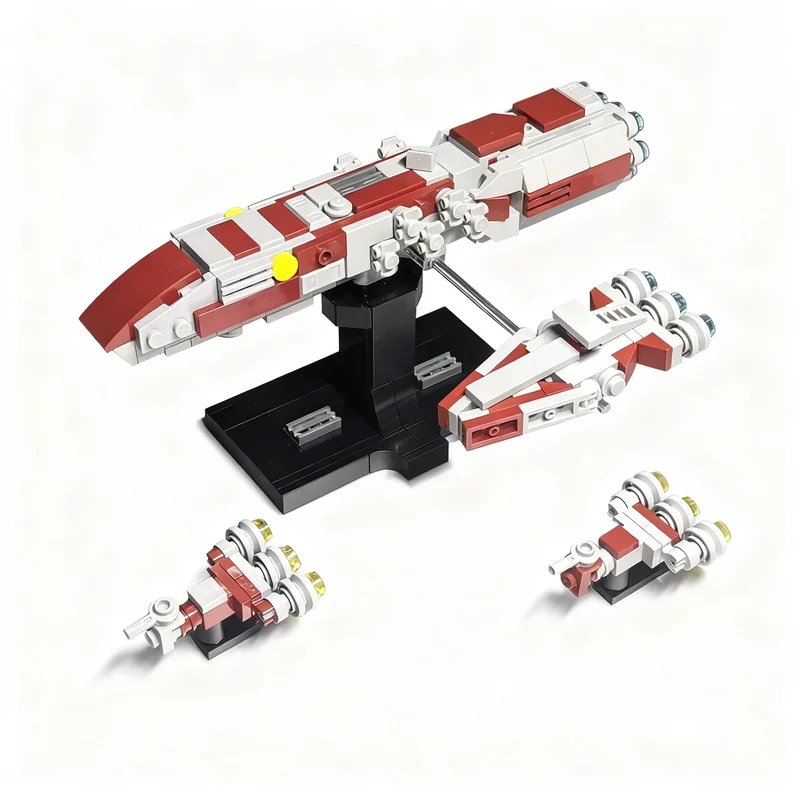 340pcs MOC Dreadnought Arquitens Consular Cruisers Star Battle Model Building Blocks Architecture Idea Brick Christmas Gifts Toy