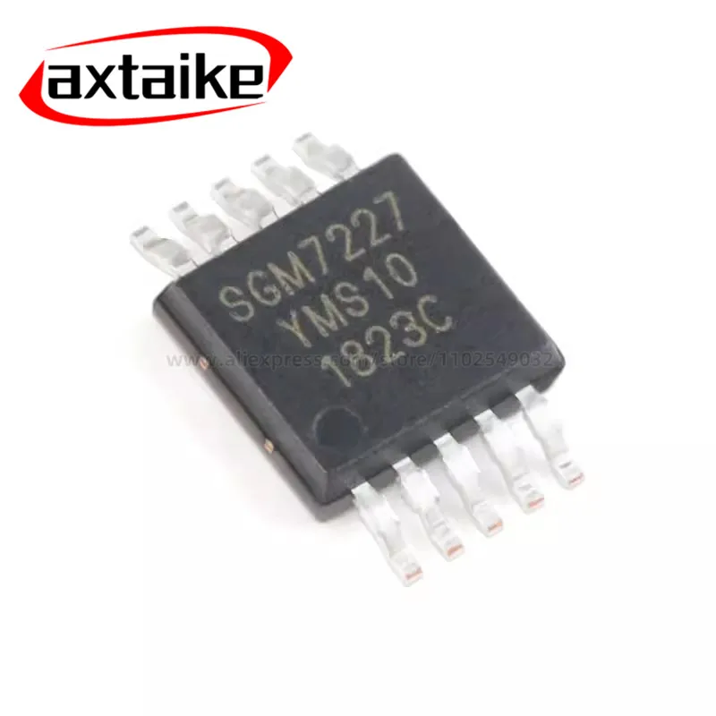 

10PCS SGM7227 SGM7227YMS10G SGM7227YMS10G/TR MSOP-10 Analog Switch SMD IC