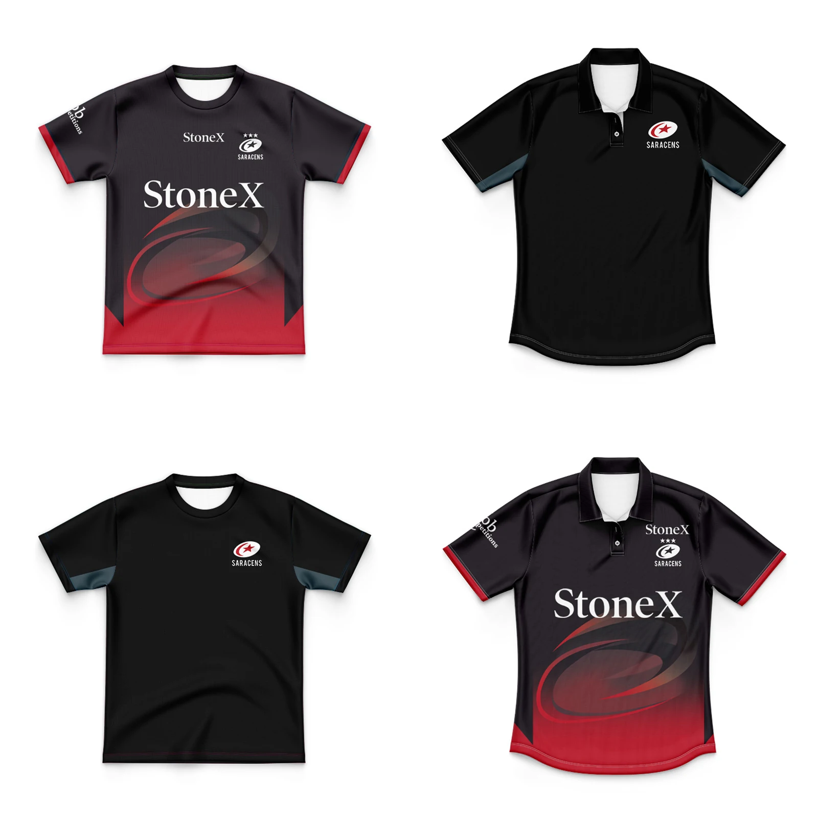 

Реплика детских рубашек для регби Saracens с джерси для дома/на выезде 2025/26