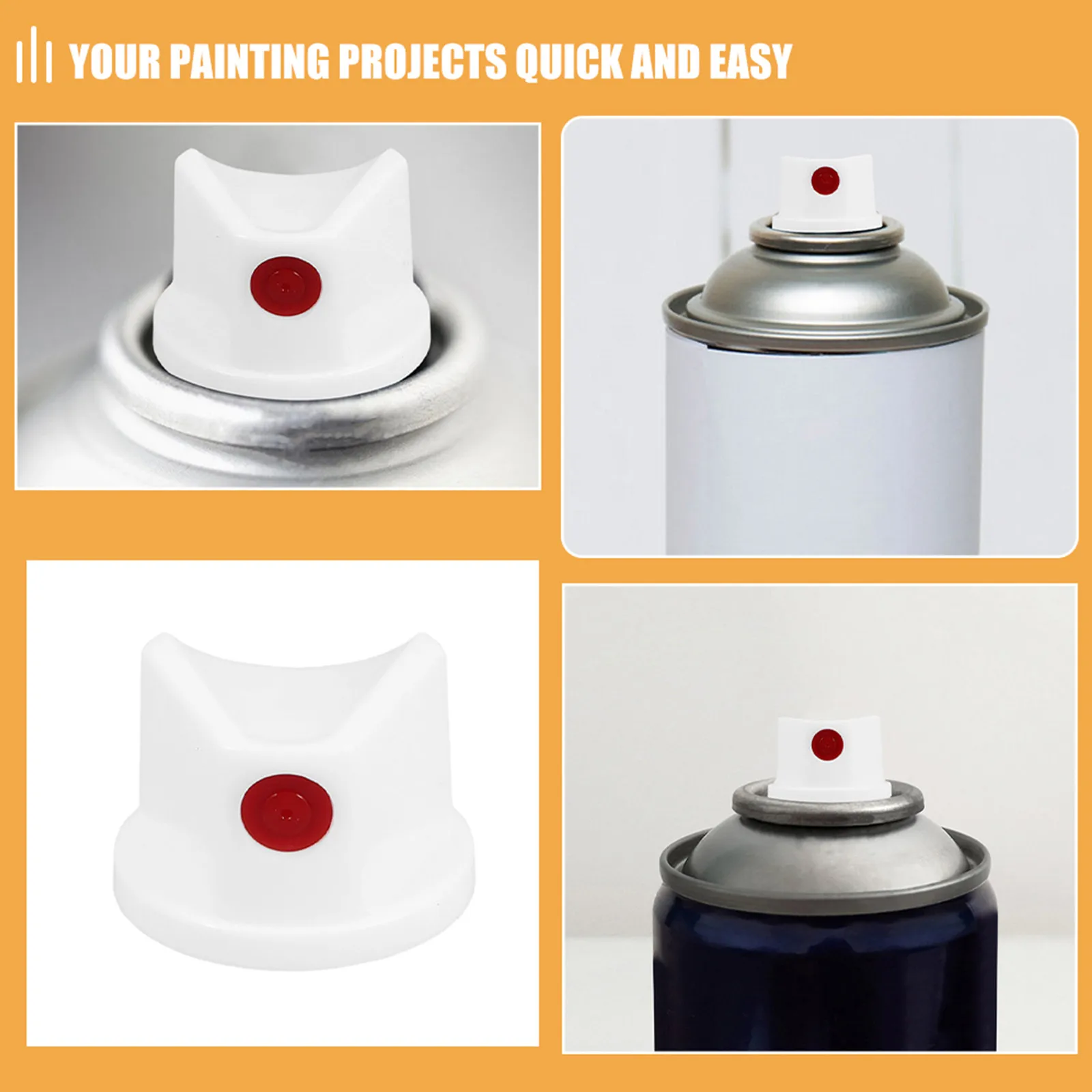 

Набор из 15 универсальных сменных насадок для аэрозольных баллонов, герметичные, легко устанавливаемые, для точной покраски