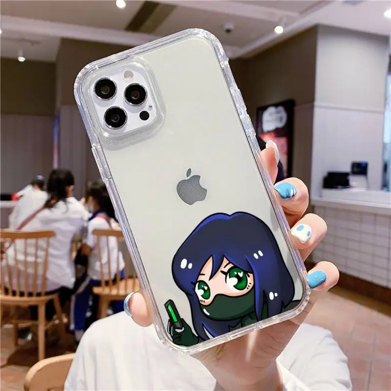 Cute Valorant Game Phone Case For iPhone 11 12 13 14 15 Pro Max Mini X XS Max XR SE 7 8 Plus Couple Cover Shockproof Fundas