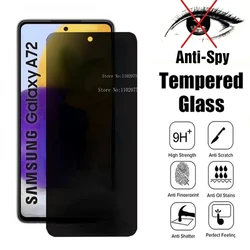 Privacy Tempered Glass For Samsung Galaxy A72 A54 A34 A14 A55 A53 S23FE A35 A15 S20FE A05 A05S 5G Anti-Spy Screen Protector