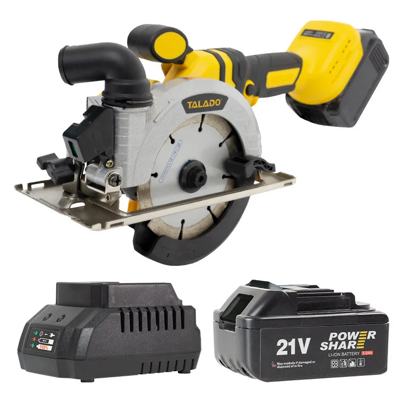 BIS & UL Certified Brushless Lithium-Ion Circular Saw Handheld Cordless One-Hand Cutter for Household Woodworking