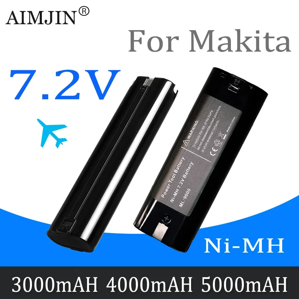 

For Makita 7.2V 3000/4000/5000mAh Battery，Compatible 7000 7002 7033 191679-9 192532-2 192695-4 632002-4 632003-2 E Power Tool