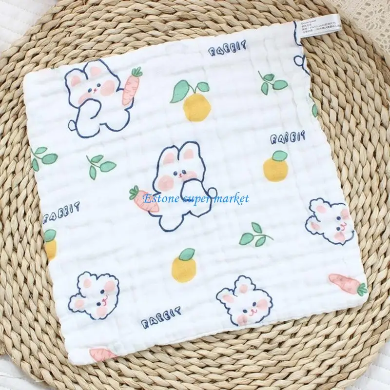 090B 코튼 베이비 트림 천 부드럽고 통기성 신생아 젖니가 남 시간 부드러운 스킨 케어 30x30cm 수건